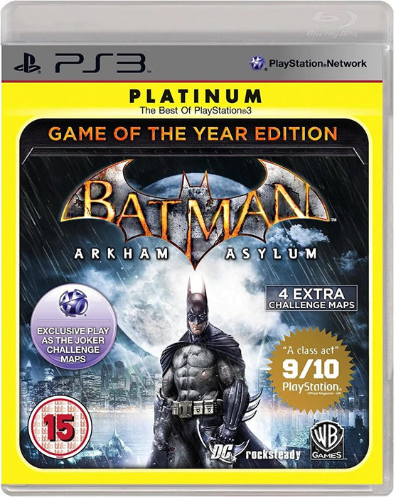 Batman Arkham Asylum [Game of the Year Edition Platinum]