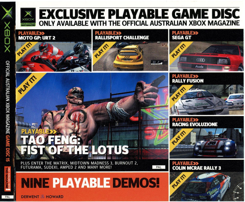 Official Australian Xbox Magazine Game Disc #15