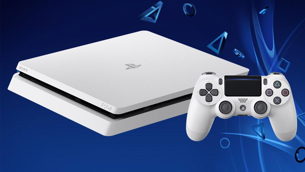 Playstation 4 500 GB Slim [Glacier White]