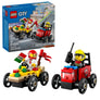 Pizza Vs. Fire Truck Race Car Pack #60458