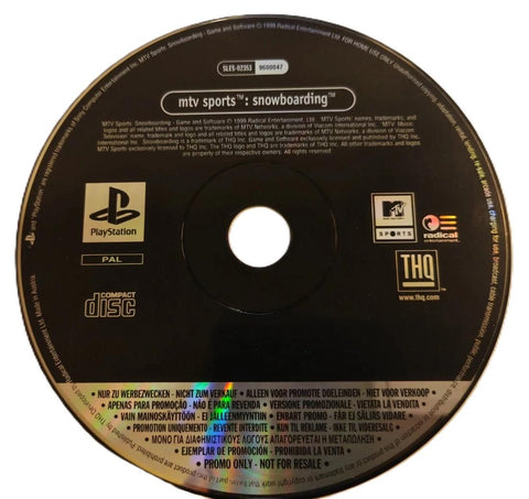 MTV Sports Snowboarding [Not For Resale]
