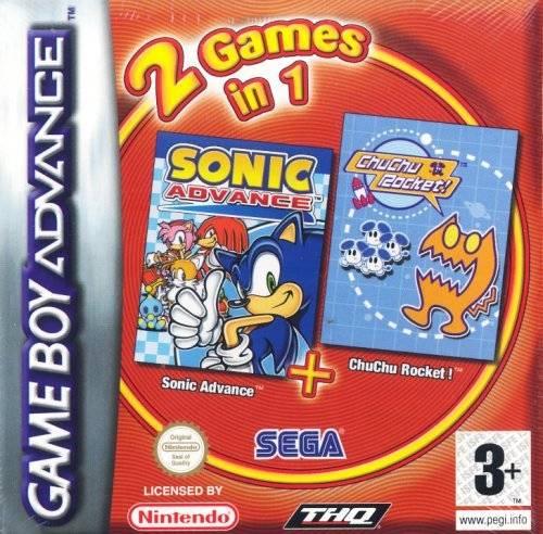 2 Games in 1: Sonic Advance & ChuChu Rocket