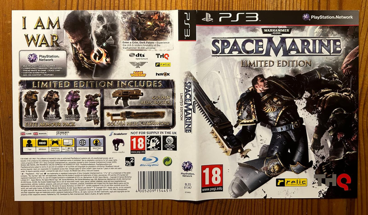 Warhammer 40,000: Space Marine [Elite Armour Pack]