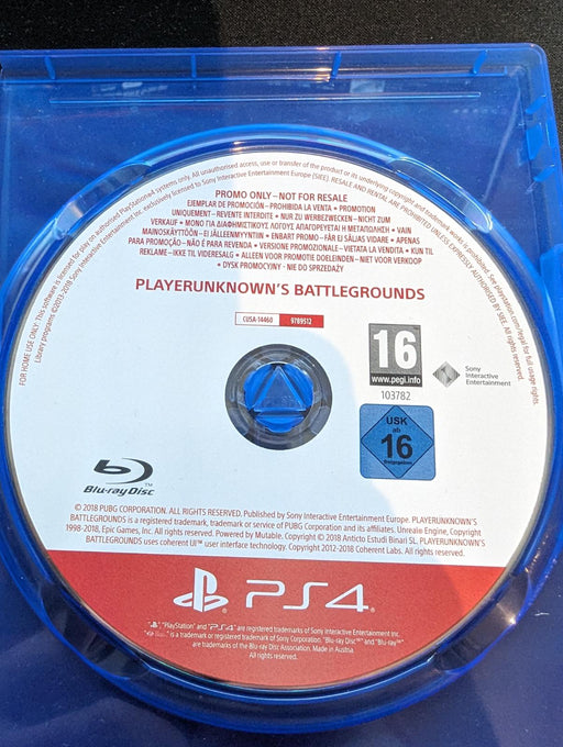 Playerunknown's Battlegrounds [Promo Not For Resale]