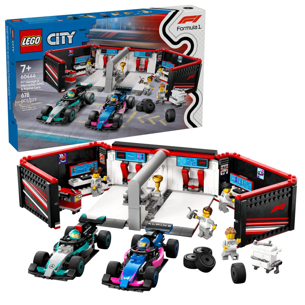 F1 Garage & Mercedes-AMG & Alpine Cars #60444