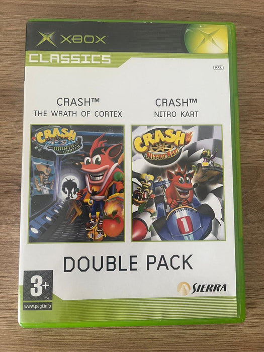 Crash Bandicoot The Wrath Of Cortex & Crash Nitro Kart Double Pack