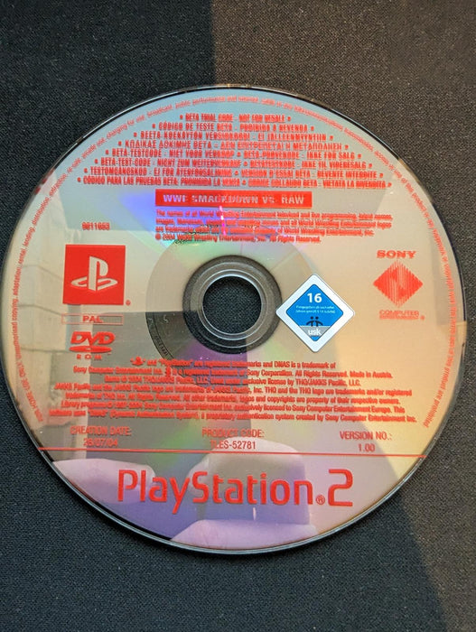 WWE Smackdown VS. Raw [Promo Not For Resale]