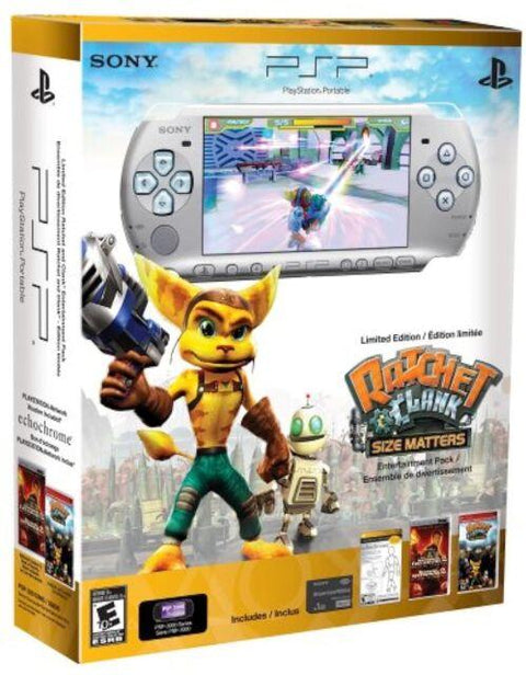 Sony PSP 2000 Slim & Lite Piano Black Ratchet & Clank:Size Matters Edition