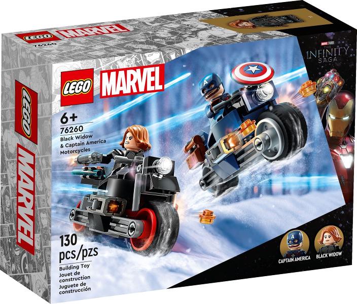 Black Widow & Captain America Motorcycles #76260