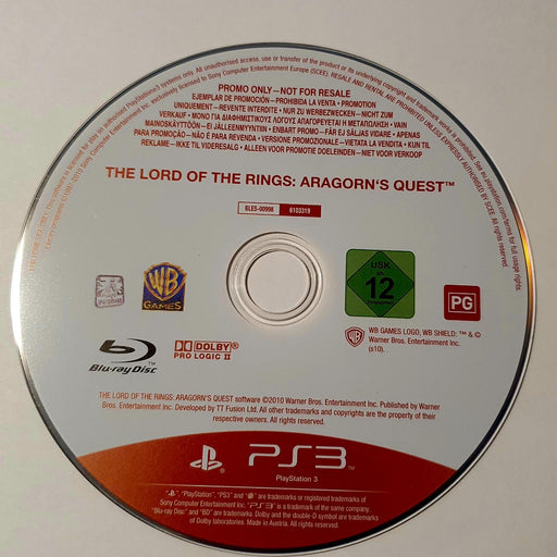 Lord Of The Rings: Aragorn's Quest [Promo Not For Resale]