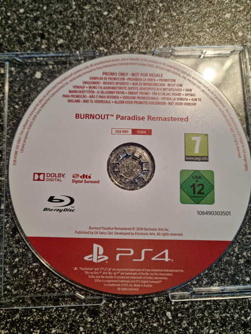 Burnout Paradise Remastered [Promo Not For Resale]