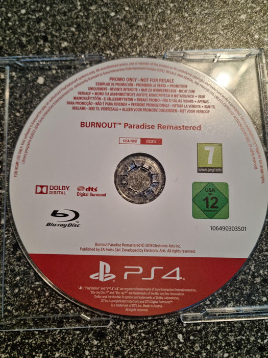 Burnout Paradise Remastered [Promo Not For Resale]
