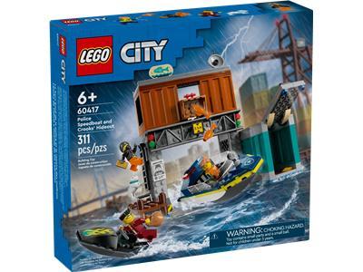 Police Speedboat and Crooks' Hideout #60417