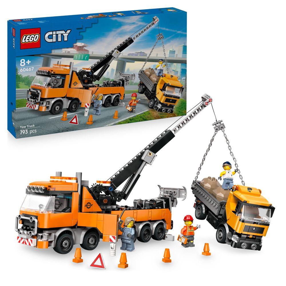 Heavy-Duty Recovery Tow Truck With Crane #60467