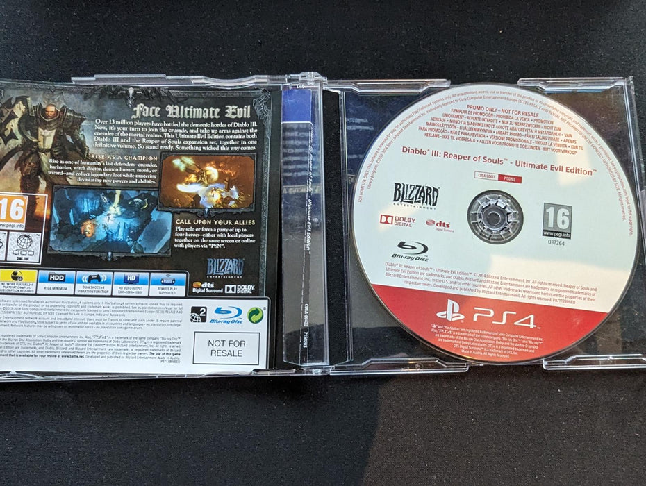 Diablo III: Reaper of Souls - Ultimate Evil Edition [Promo Not For Resale]