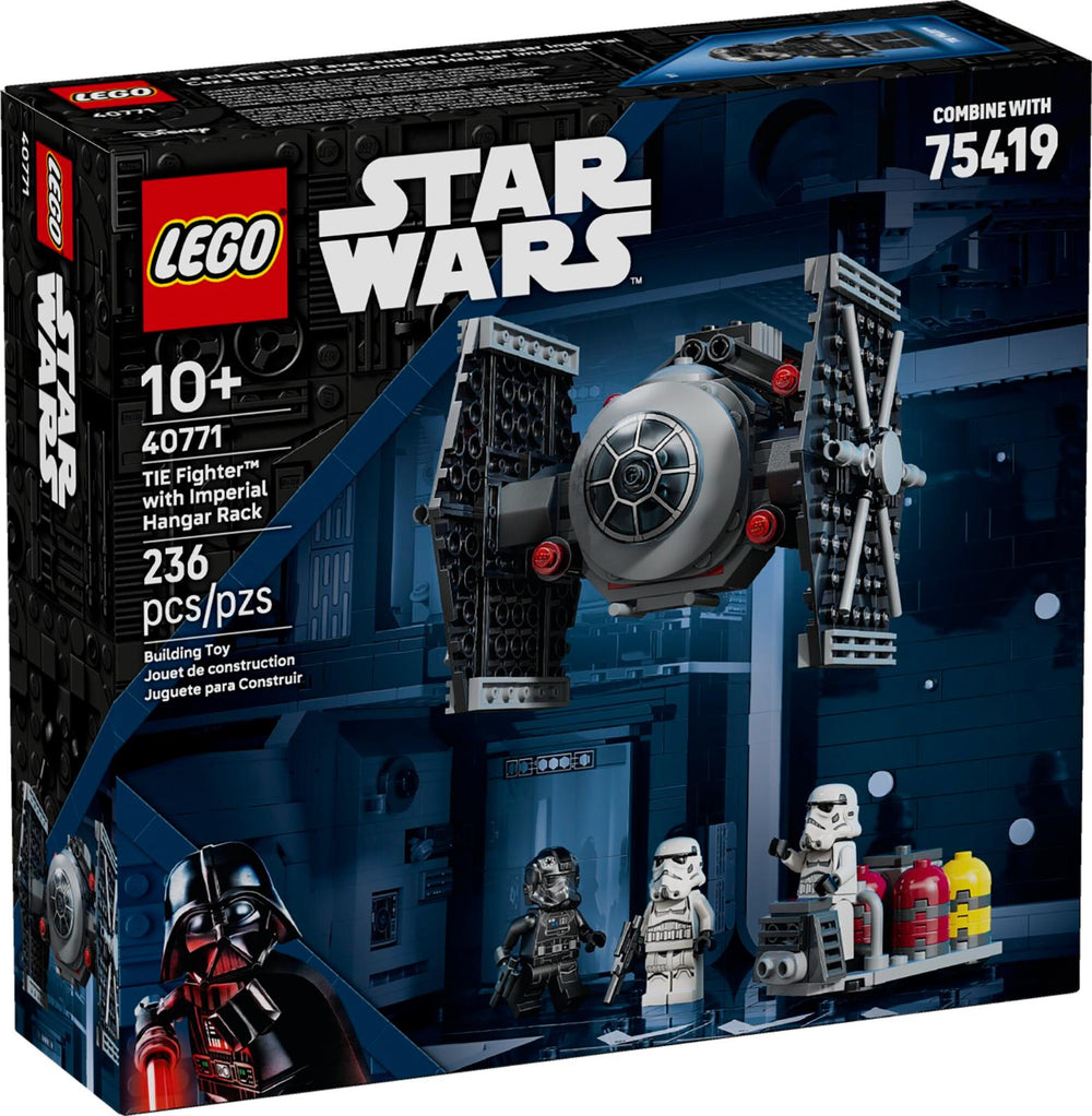 TIE Fighter With Imperial Rack Hangar #40771