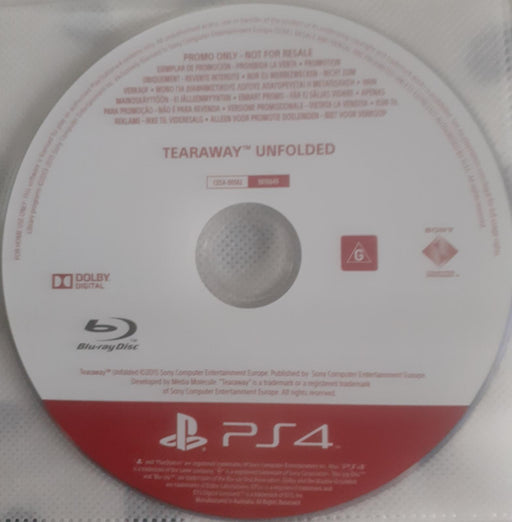 Tearaway Unfolded [Promo]