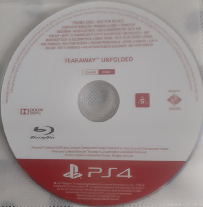 Tearaway Unfolded [Promo]