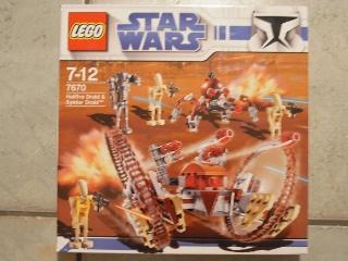 Hailfire Droid & Spider Droid [Clone Wars White Box] #7670