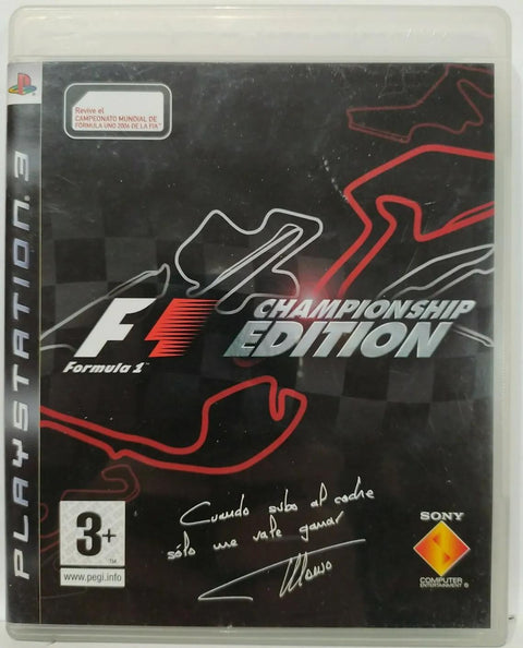 Formula One Championship Edition [Fernando Alonso Signature Edition]