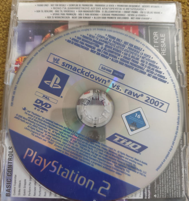WWE Smackdown Vs Raw 2007 [Not For Resale]