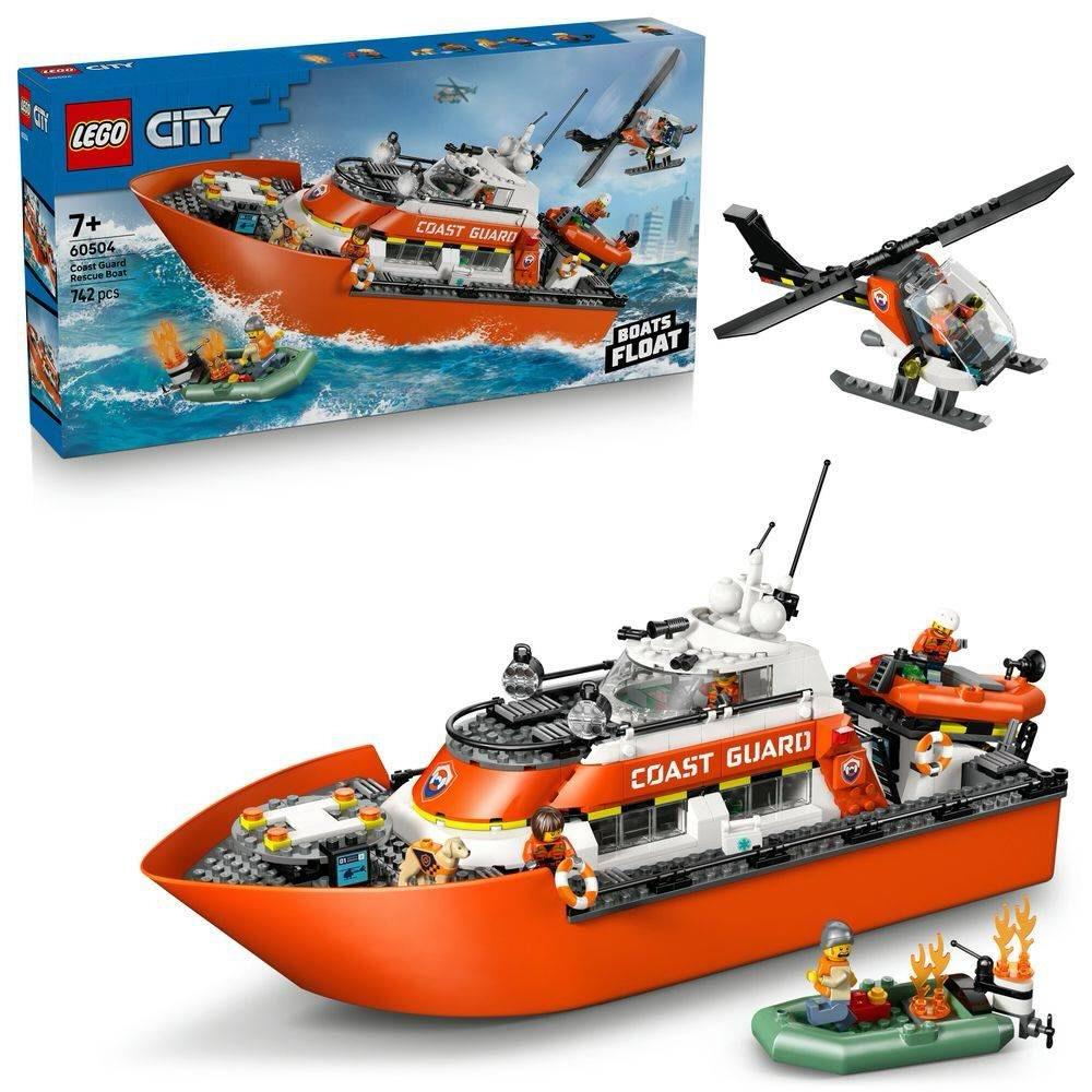 Coast Guard Rescue Boat & Helicopter #60504