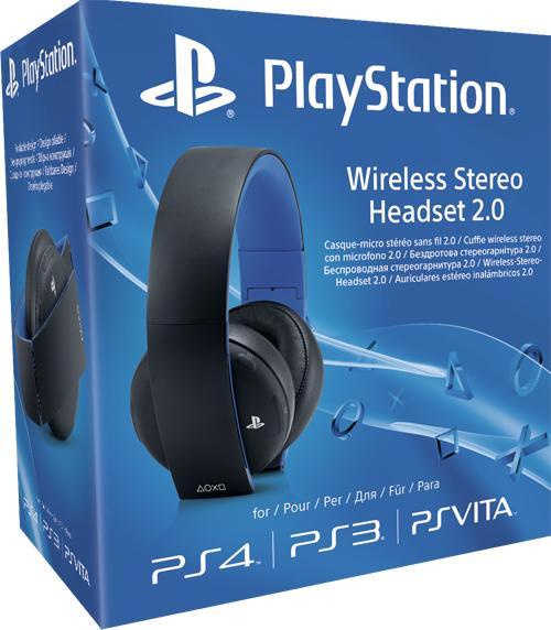Black Wireless Stereo Headset 2.0