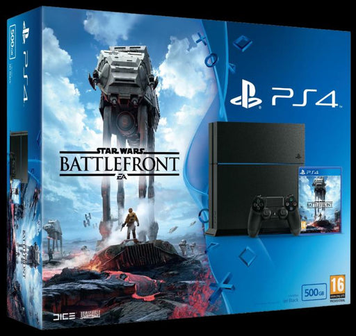 Playstation 4 Jet Black 500GB [Star Wars: Battlefront Bundle]