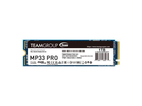 TeamGroup MP33 PRO 1TB NVMe M.2 SSD