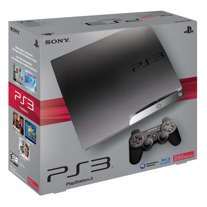 Playstation 3 Slim - 250 GB Console (Alle kleuren) - In doos