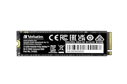 Verbatim Vi5000 512GB M.2 PCIe Gen4 NVMe SSD