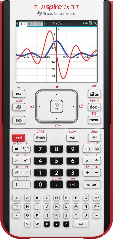 TI-Nspire™ CX II-T Wetenschappelijke Rekenmachine