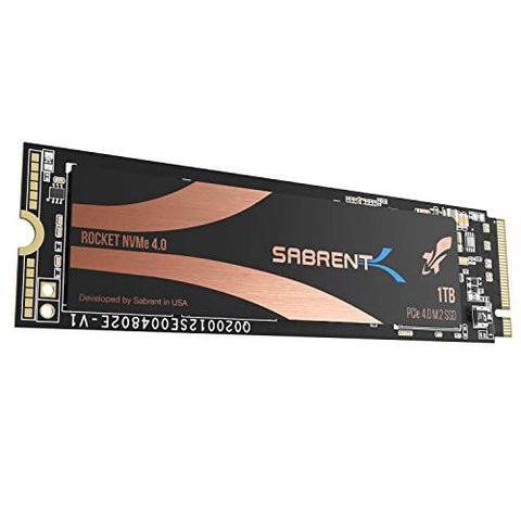 Sabrent Rocket PCIe 4.0 1TB 2280 NVMe M.2 (zonder heatsink)