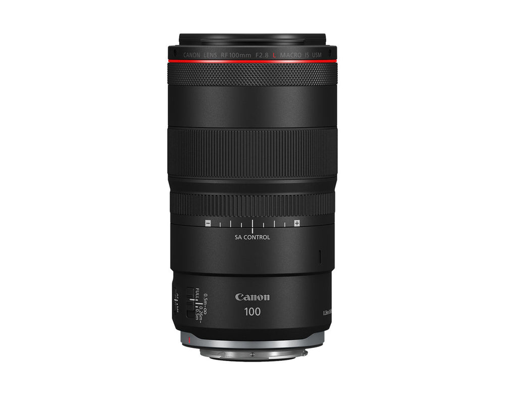 Canon RF 100mm f/2.8L IS USM Macro Black Lens