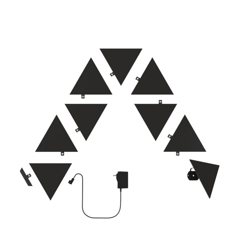 Shapes Ltd. Ed. Ultra Black Triangles 9PK Starter Kit (9 Panels)