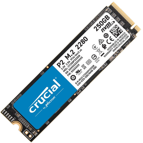 Crucial P2 250GB NVMe M.2 2280 SSD