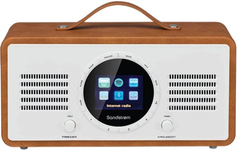 SL-IBTB18 Portable DAB+/FM Smart Bluetooth Radio - Brown