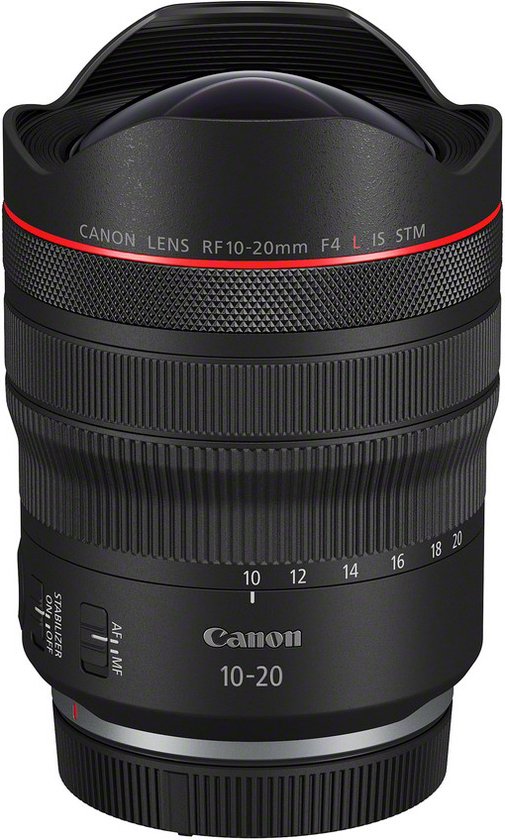 RF 10-20mm F4L IS STM Black Lens