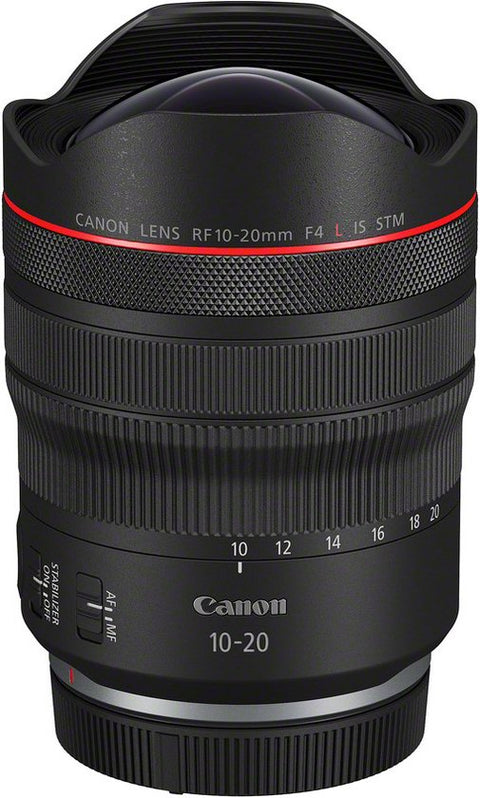 RF 10-20mm F4L IS STM Black Lens