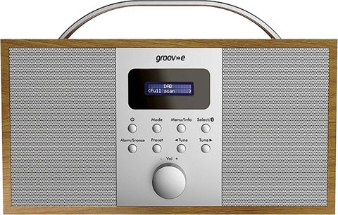 Boston GVDR08 Portable DAB/FM Bluetooth Radio - Wooden