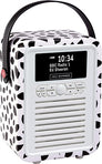 Portable Retro Mini DAB & DAB - Lulu Guinness Black Lip