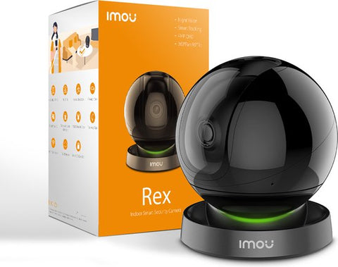 IMOU Rex 4MP Pan & Tilt Wifi Indoor Smart Camera Zwart (IPC-A46L)