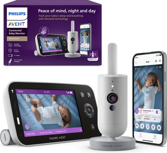 Avent SCD973 Premium Connected Video Baby Monitor w/Camera