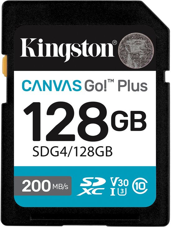 Kingston Canvas Go Plus 1TB Class 10 UHS-I (U3) V30 SDXC
