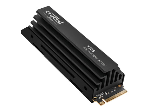 Crucial T705 1TB NVMe PCIe 5.0 M.2 SSD met heatsink