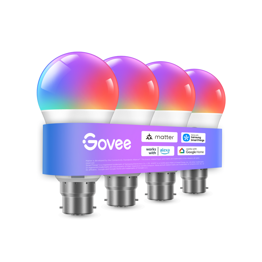 Govee RGBWW B22 Smart WiFi LED Bulb 9W