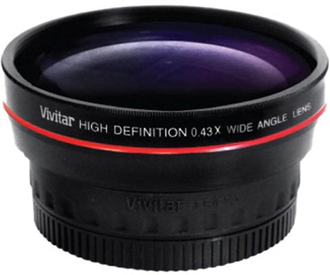 52mm 0.43X Professional Wide Angle Lens with Macro