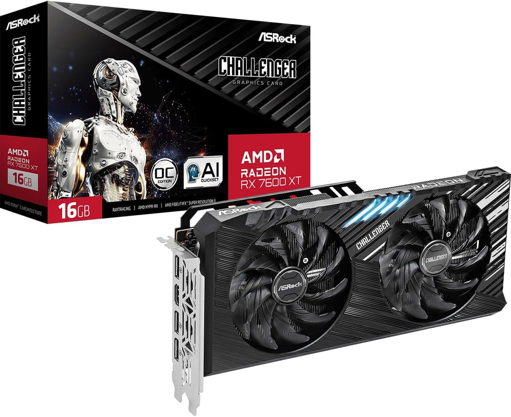 AMD Radeon RX 7600 XT Challenger OC 16GB GDDR6