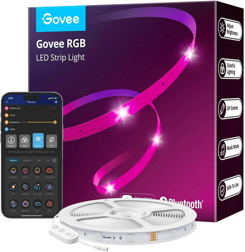 Govee H613D2A1 RGB Smart Bluetooth LED Strip Lights (20M)