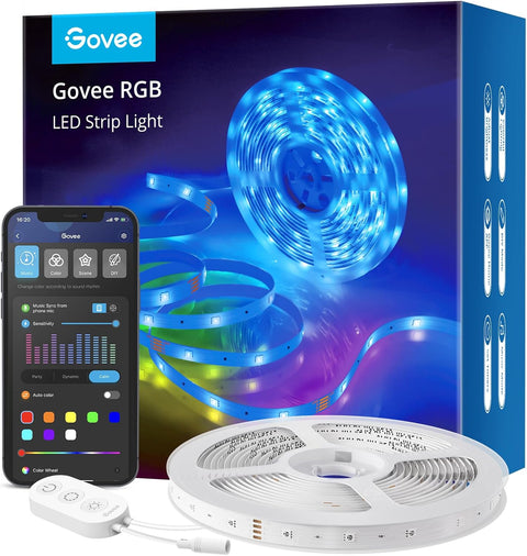 Govee H6159 Wi-Fi RGB Smart LED Strip Lights (5M)